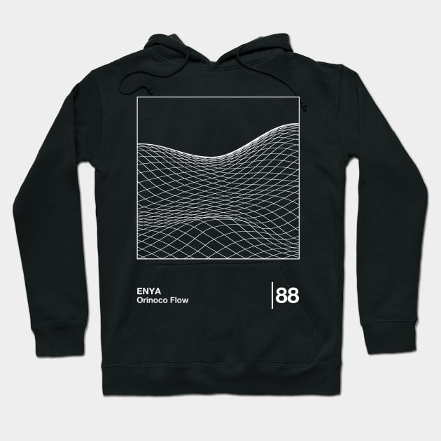 Enya / Minimalist Style Graphic Design Hoodie by saudade